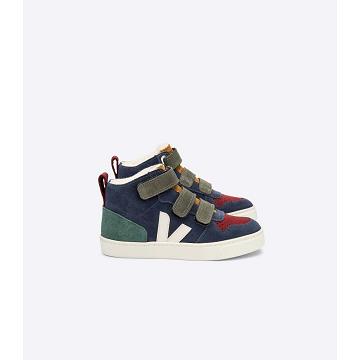 Veja V-10 MID FURED SUEDE Hoog Kinderen Gekleurd | BE 702DFM